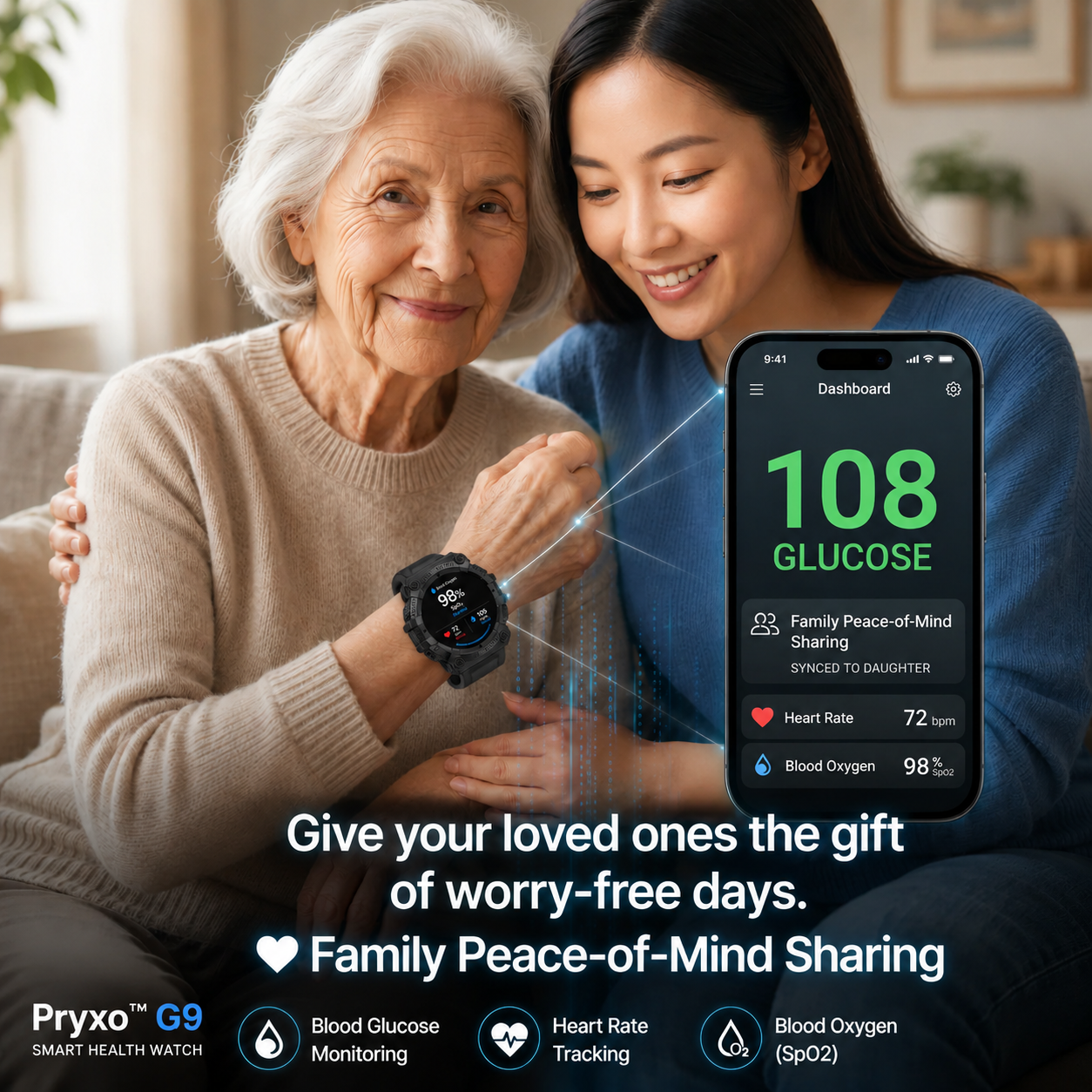 🎉 Limited-Time 80% OFF 🔥 Pryxo™ G9 Non-Invasive Smart Health Watch — No Finger Pricks Needed!