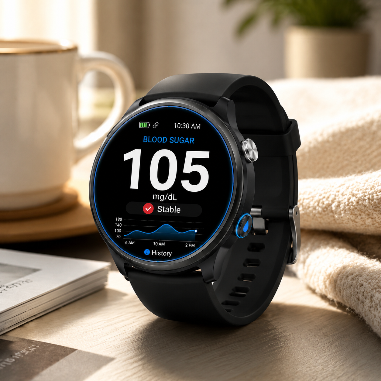 🎉 75% OFF Launch Offer🔥Alwrita™ GlucoWatch  99.13% Accuracy • Non-Invasive Technology
