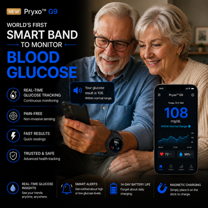 🎉 Limited-Time 80% OFF 🔥 Pryxo™ G9 Non-Invasive Smart Health Watch — No Finger Pricks Needed!